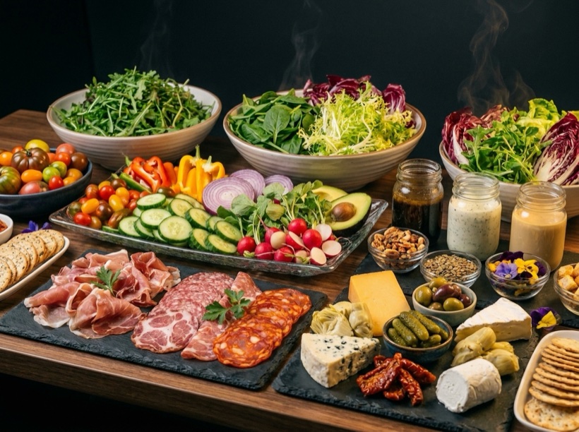 Salad & soup bar — Paradise Buffet, Montclair