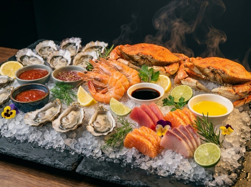 Seafood selection — Paradise Buffet, Montclair